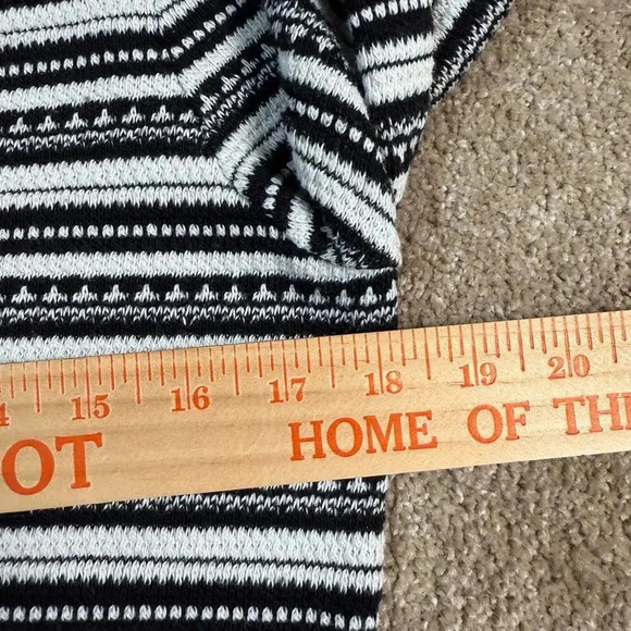 Lucky‎ Brand Henley Long Sleeve Top Womens XL Striped Thermal Textured Knit - Picture 6 of 8